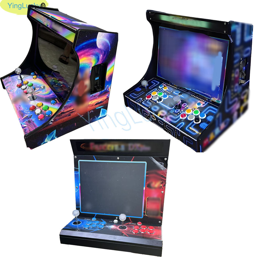 Fruit Slot Machine - 2-Spieler-Arcade-Videospielkonsole mit 22/19/17 Zoll LCD-Bartop-Display, ausgestattet