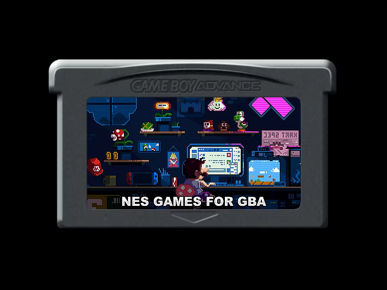 Arcade Quest - 32-Bit-Spielkarte: 163 NES-SPIEL FÜR GBA (USA-Version!!