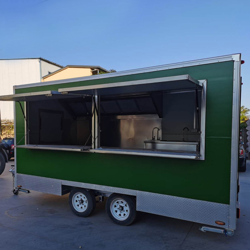 Hot Dog Vending Cart - Mobiler Imbisswagen für Straßenverkauf: BBQ, Hamburger,