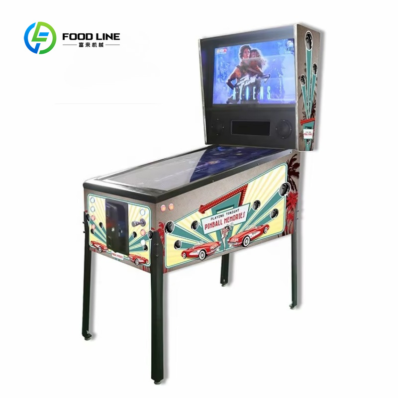 Pinball Machine - Maßgefertigte Virtuelle Flipper-Maschine mit HD-Bildschirm, Mehrfachspielen