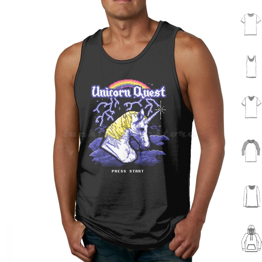 Arcade Quest - Unicorn Quest Tank Tops Weste ärmellos