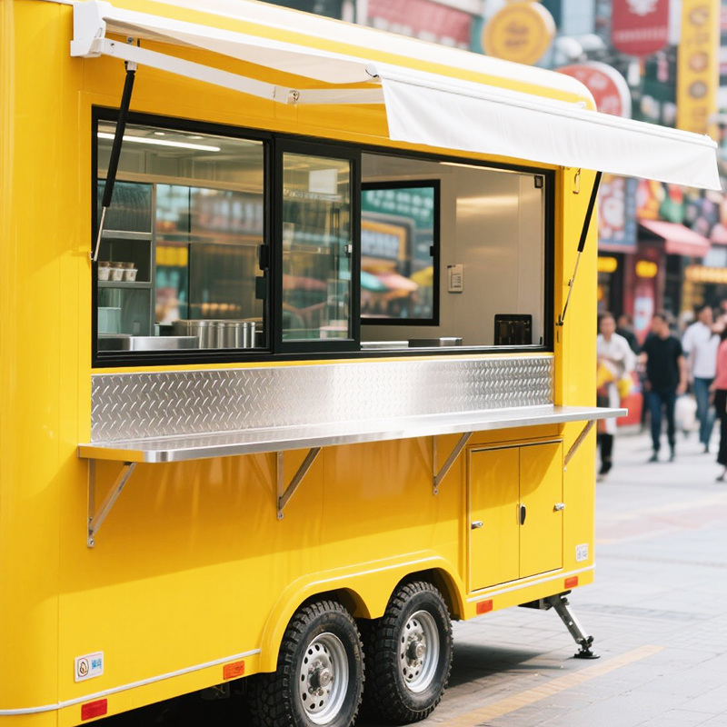 Hot Dog Vending Cart - Gewerblicher Imbisswagen: Maßgeschneiderter Verkaufsstand für Eis,