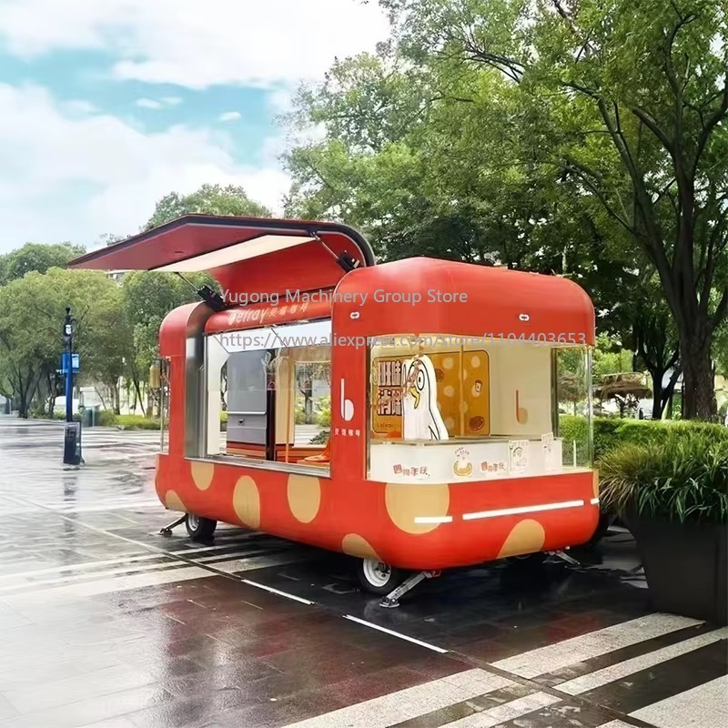 Kommerzieller mobiler Imbisswa – Hot Dog Vending Cart Bewertung und Preis