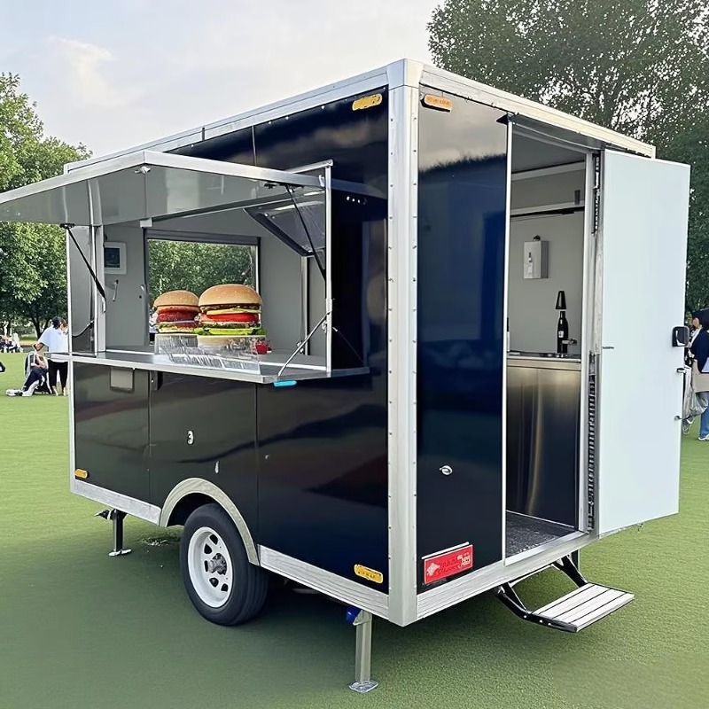 Fast-Food-Kiosk Mobiler Anhäng – Hot Dog Vending Cart Bewertung und Preis