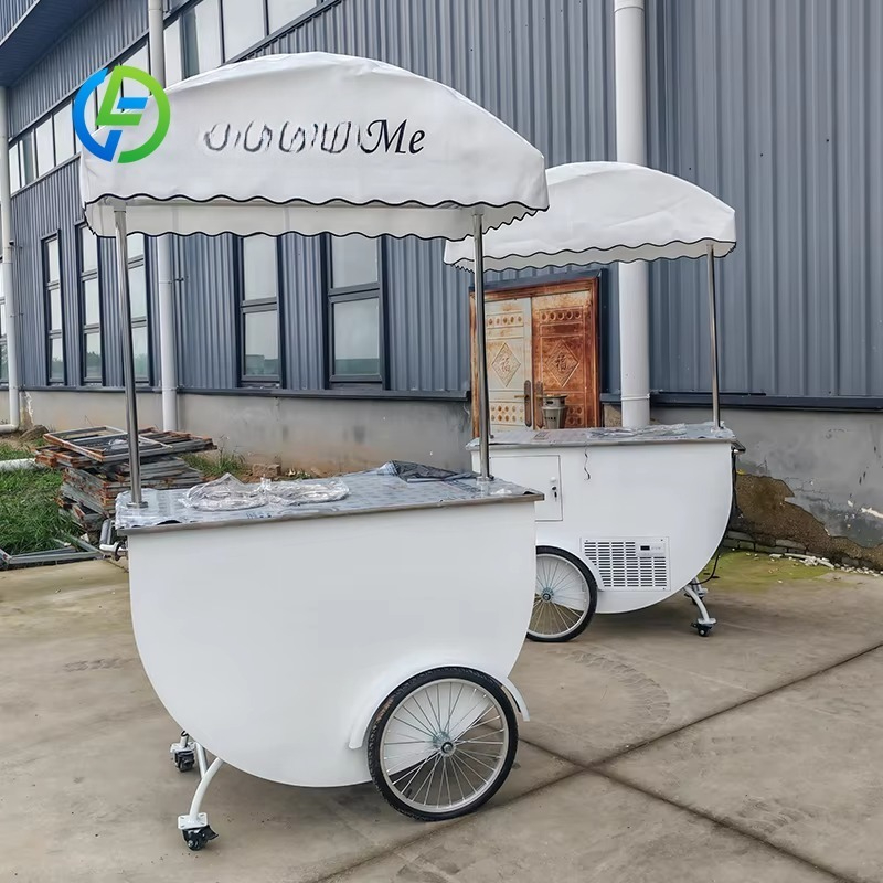 Maßgeschneiderter mobiler Verk – Hot Dog Vending Cart Bewertung und Preis