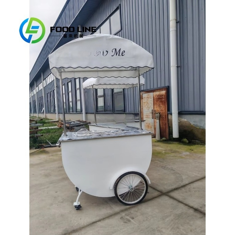Maßgeschneiderter mobiler Verk – Hot Dog Vending Cart Bewertung und Preis