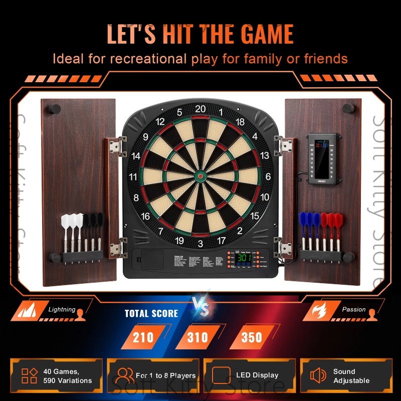 Dartscheiben- und Schrank-Set  – Electronic Dartboard Cabinet Bewertung und Preis