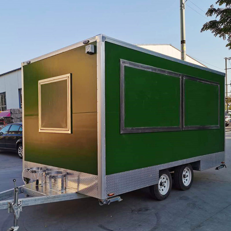 Mobiler Imbisswagen für Straße – Hot Dog Vending Cart Bewertung und Preis