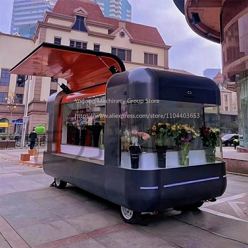 Mobiler Imbisswagen aus Edelst – Hot Dog Vending Cart Bewertung und Preis