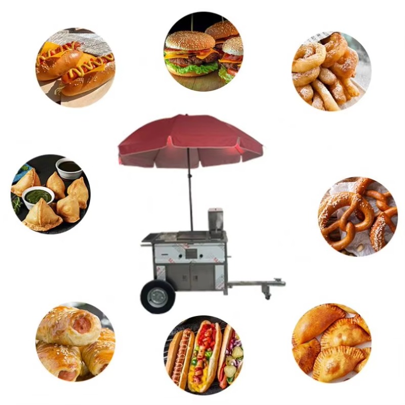 Anhängbarer Edelstahl-Hotdog-W – Hot Dog Vending Cart Bewertung und Preis