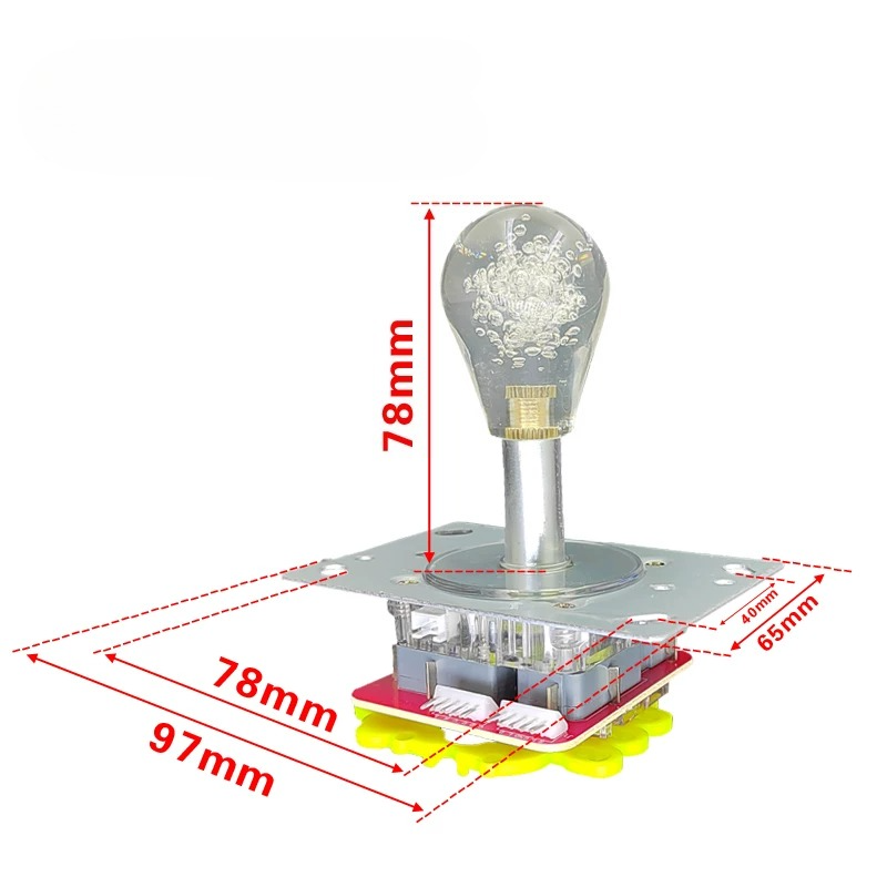 Farbiger LED-Licht-Kurzjoystic – Joystick Arcade Parts Bewertung und Preis